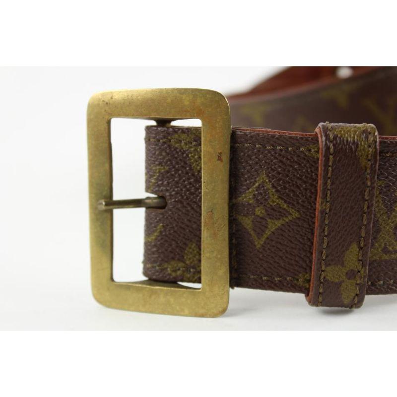Louis Vuitton Ultra Rare Vintage First Edition Belt 9LVS1223 5