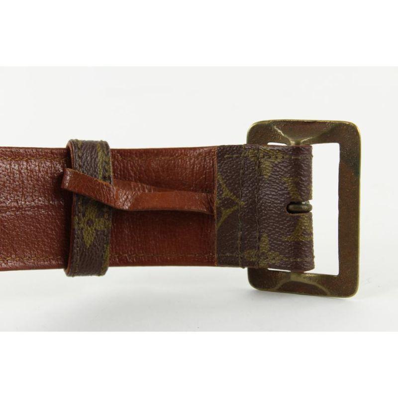 Women's Louis Vuitton Ultra Rare Vintage First Edition Belt 9LVS1223