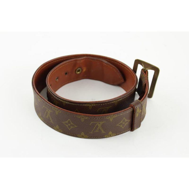 Louis Vuitton Ultra Rare Vintage First Edition Belt 9LVS1223 3