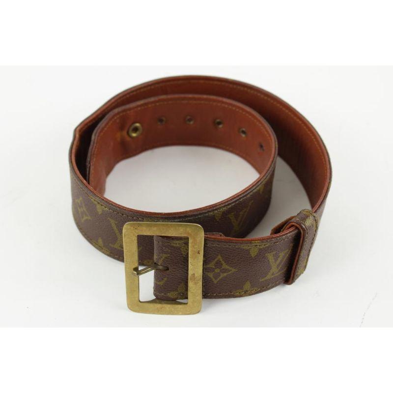 Louis Vuitton Ultra Rare Vintage First Edition Belt 9LVS1223 4