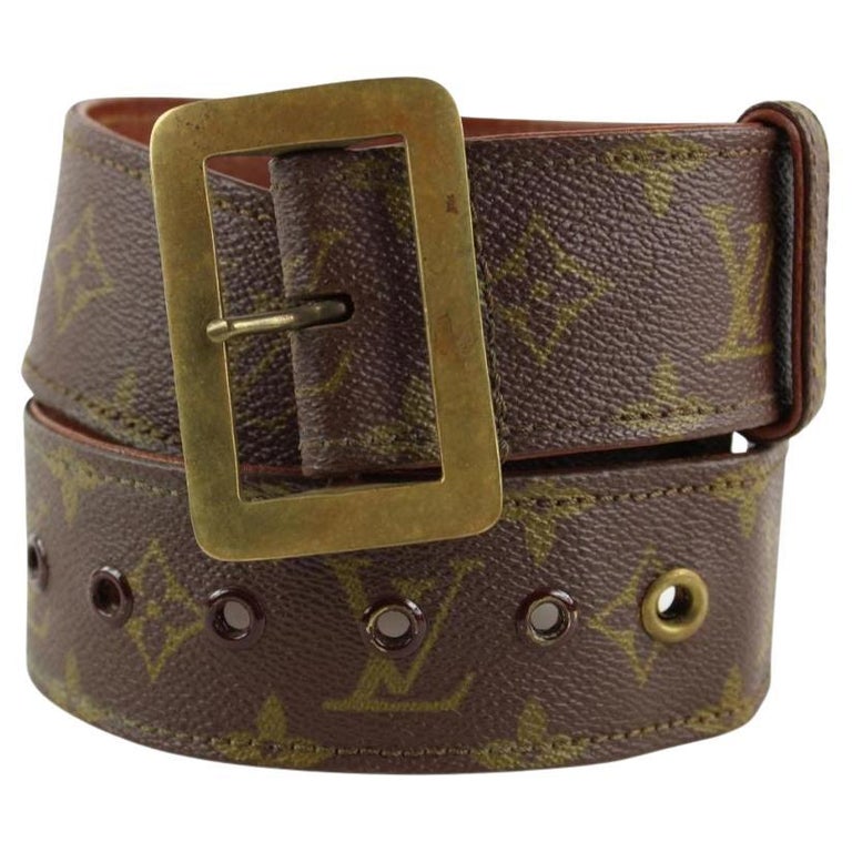 Louis Vuitton Ultra Rare Vintage First Edition Belt 9LVS1223 at