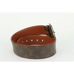Louis Vuitton Ultra Rare Vintage Monogram Belt First Edition 201lv84