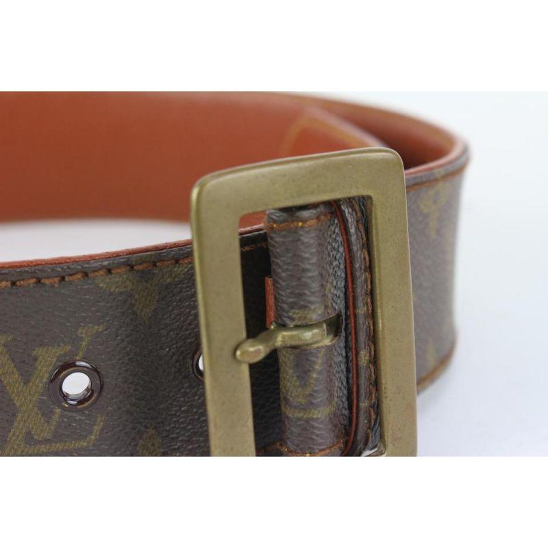 Louis Vuitton Ultra Rare Vintage Monogram Belt First Edition 201lv84 1