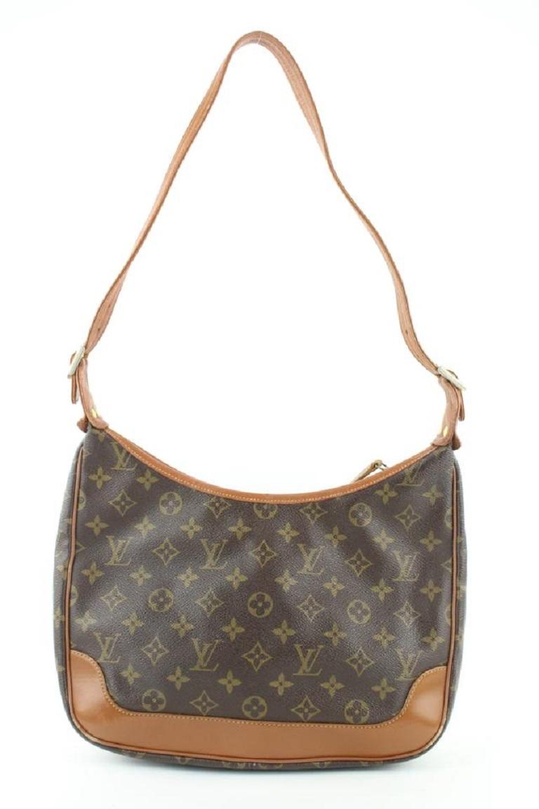 Louis Vuitton Ultra Rare Vintage Monogram Hobo Bagatelle Boulogne Bag710lvs323 In Good Condition For Sale In Dix hills, NY