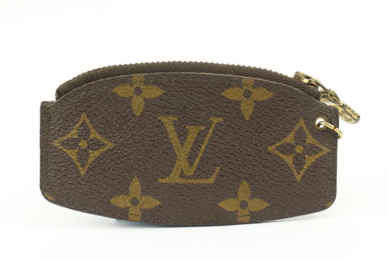 RARE Auth Vintage LOUIS VUITTON LV Monogram Key Ring Keeper Wallet  Accessory