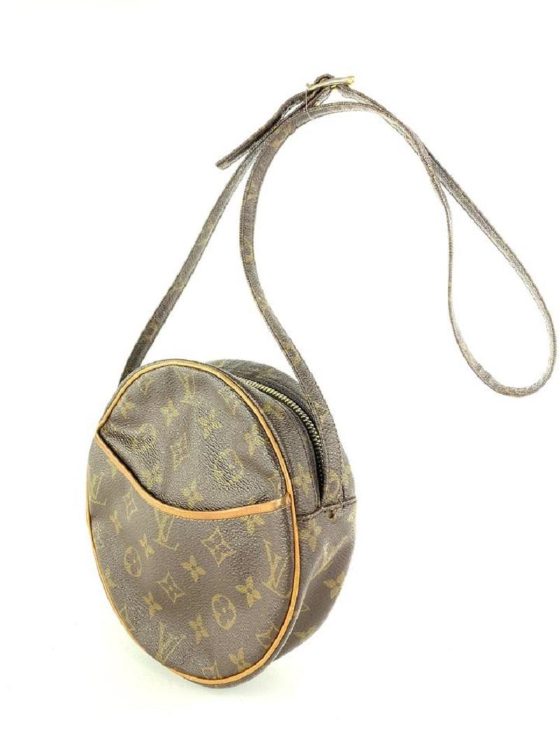 Louis Vuitton Monogram Tambourine Crossbody Bag Rare Vintage in