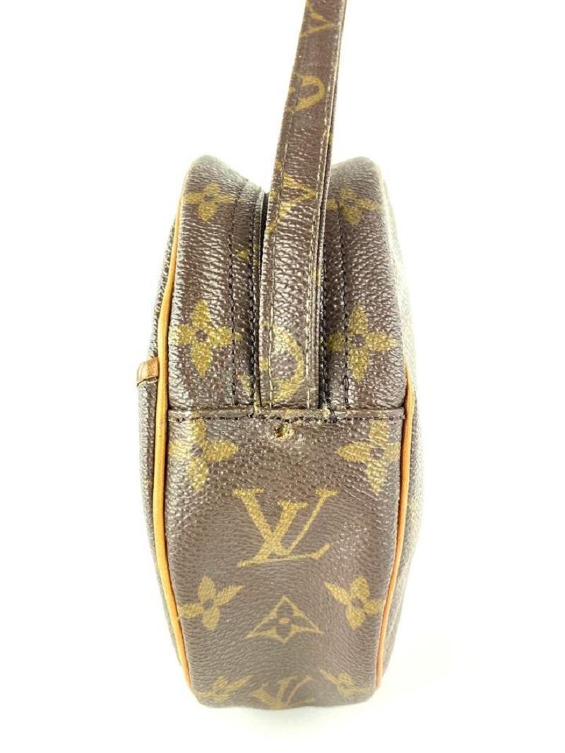 Louis Vuitton Ultra Rare Vintage Monogram Tambourin Shoulder Bag 4LV93 In Good Condition For Sale In Dix hills, NY