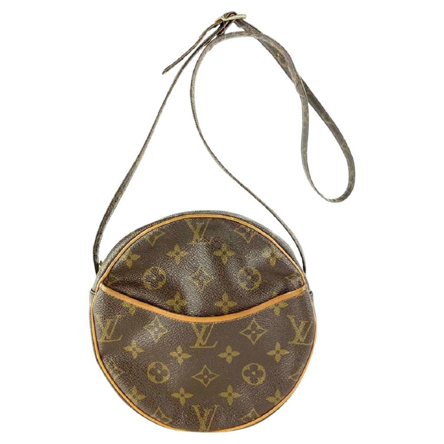 Tambourin leather crossbody bag Louis Vuitton Brown in Leather - 32081198