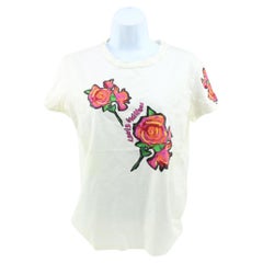 Louis Vuitton Ultra Rare Women's Small Runway Stephen Sprouse Roses T-Shirt 