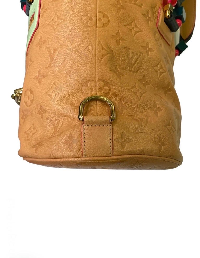 Louis Vuitton Limited Edition Rose Monogram Underground Duffle Bag