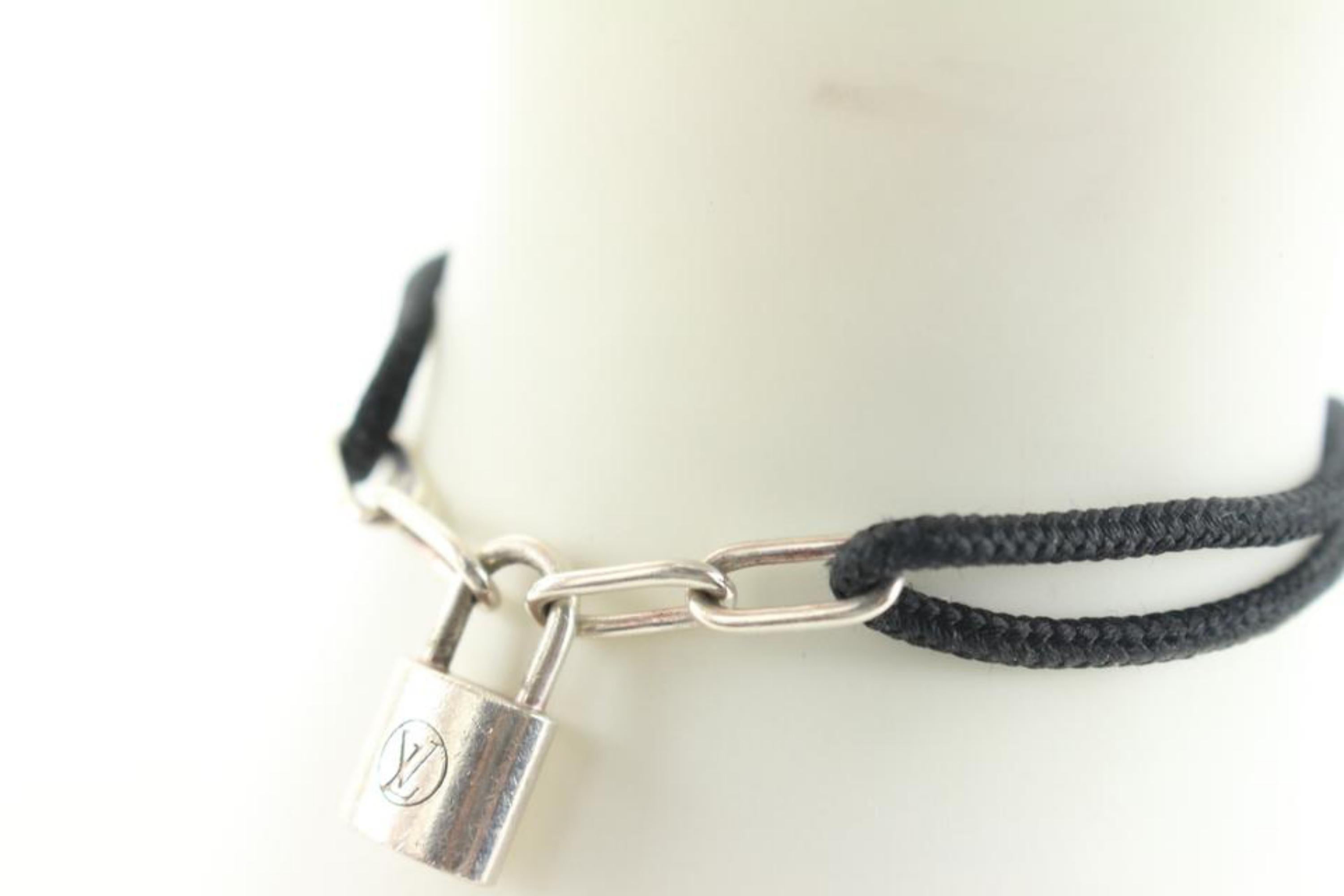 Louis Vuitton Unicef Sterling Silver Lockit Lanyard Bracelet 99lk630s For Sale 2