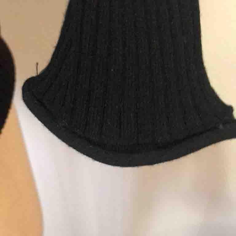 Louis Vuitton Uniform Black Rib Knit Sweater  4