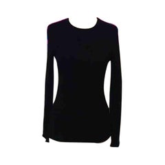 Louis Vuitton Uniform Black Rib Knit Sweater