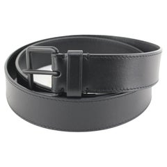 Louis Vuitton Uniformes So Black Leather Belt 7lz616s