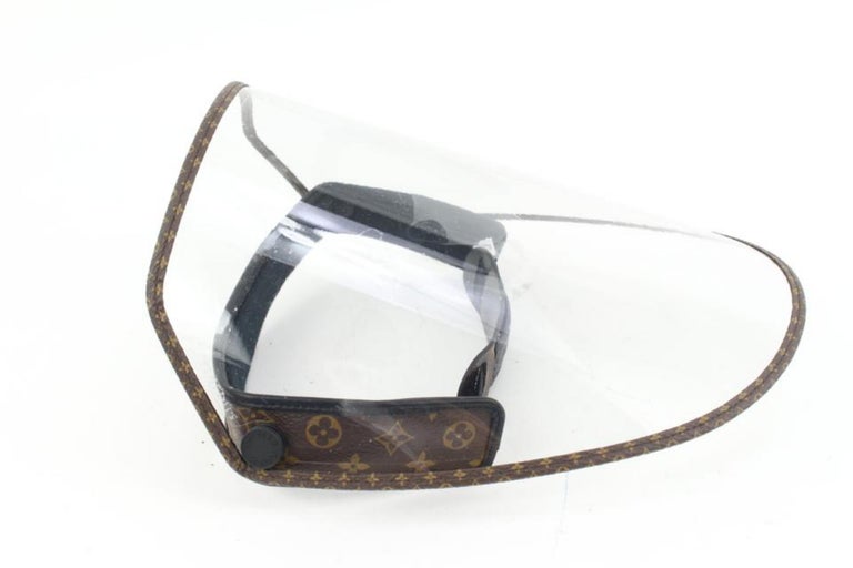 Louis Vuitton Unisex Adjustable Monogram Visor Face Mask Shield Convertible 18lv427