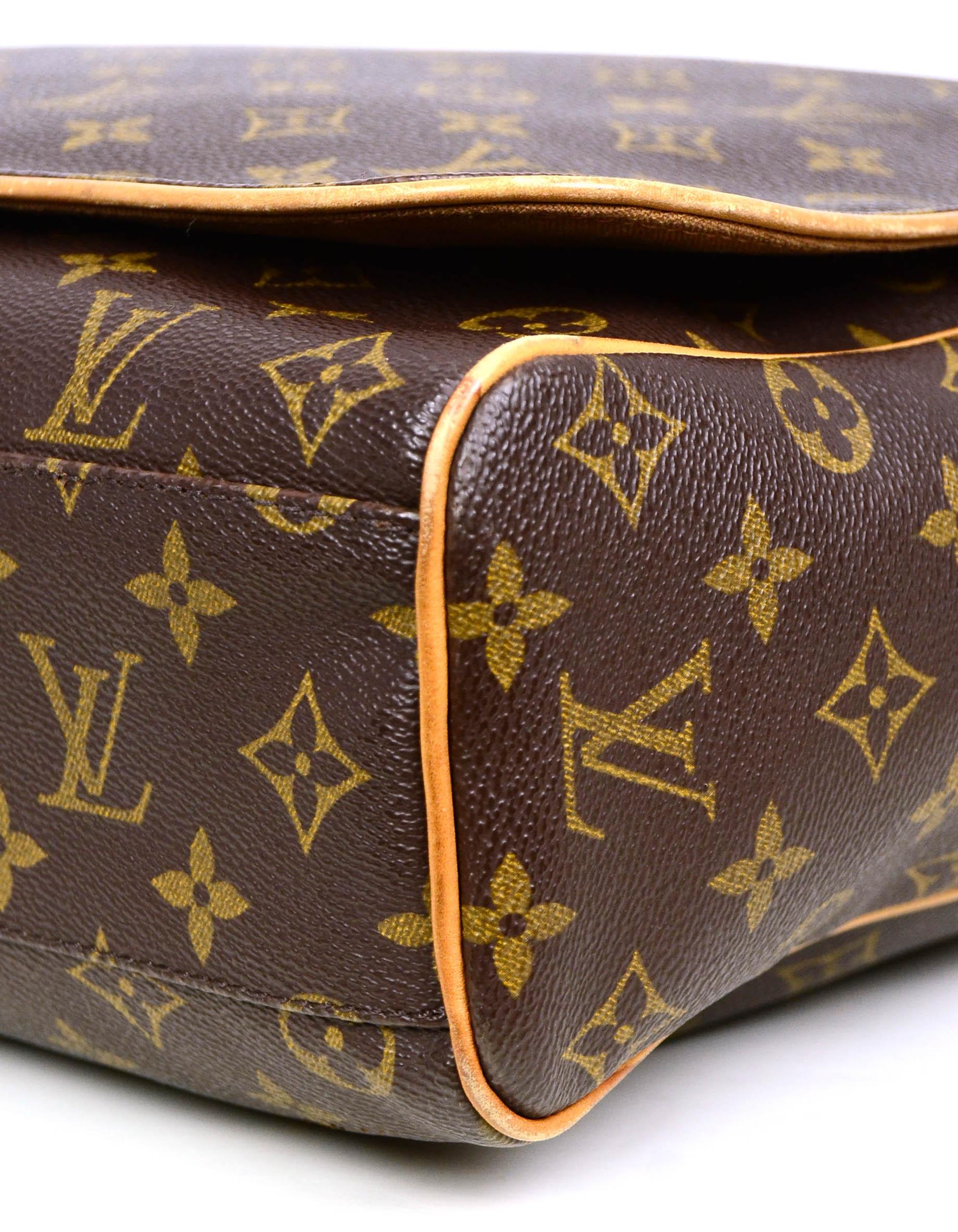 Louis Vuitton Unisex Monogram Abbesses Messenger Travel Bag In Excellent Condition In New York, NY