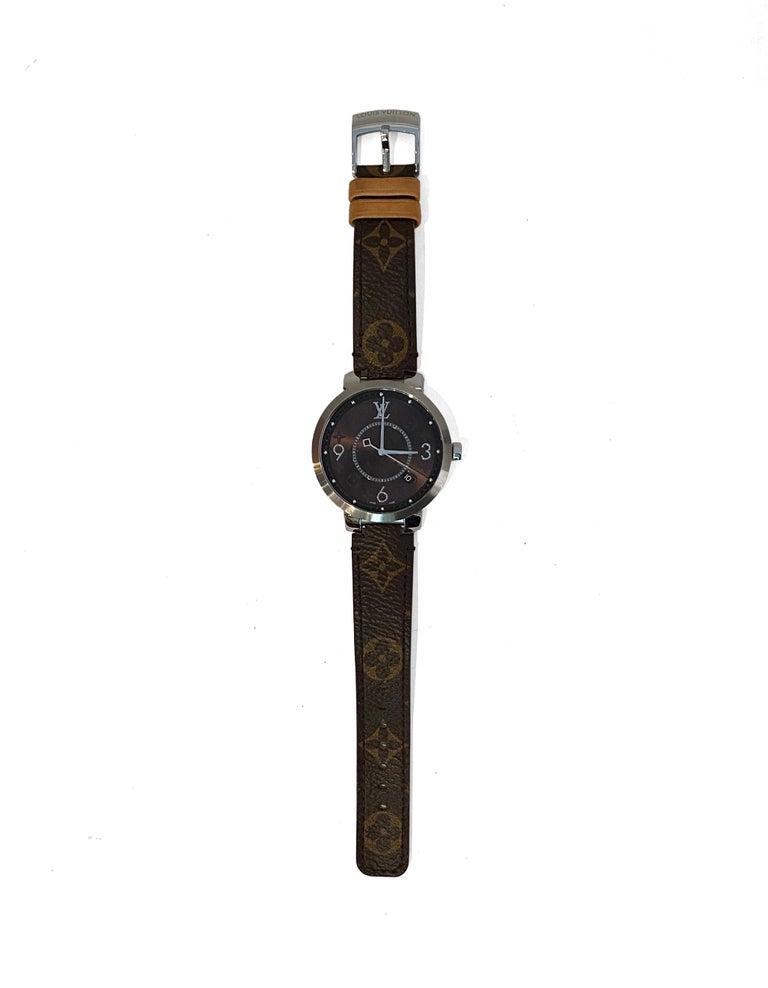 Tambour Slim Monogram 33 - Watches - Traditional Watches