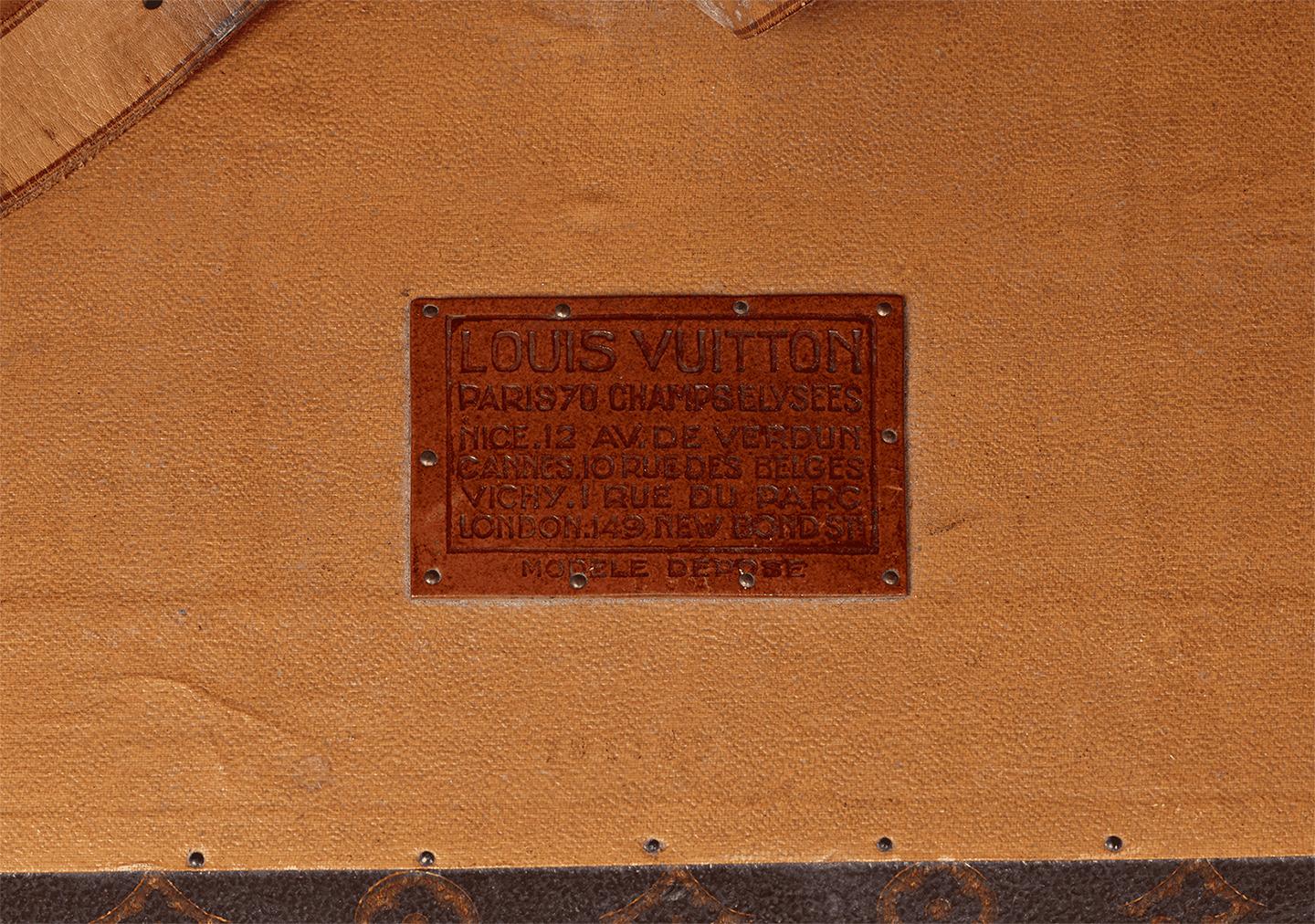 French Louis Vuitton Upright Wardrobe Trunk