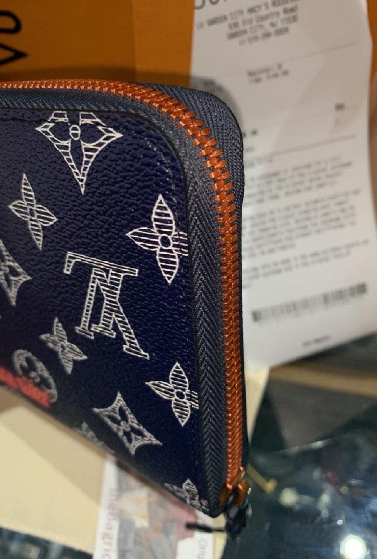 Louis Vuitton Upside Down Monogram Ink Zippy Organizer Wallet Zip Around  113lv23