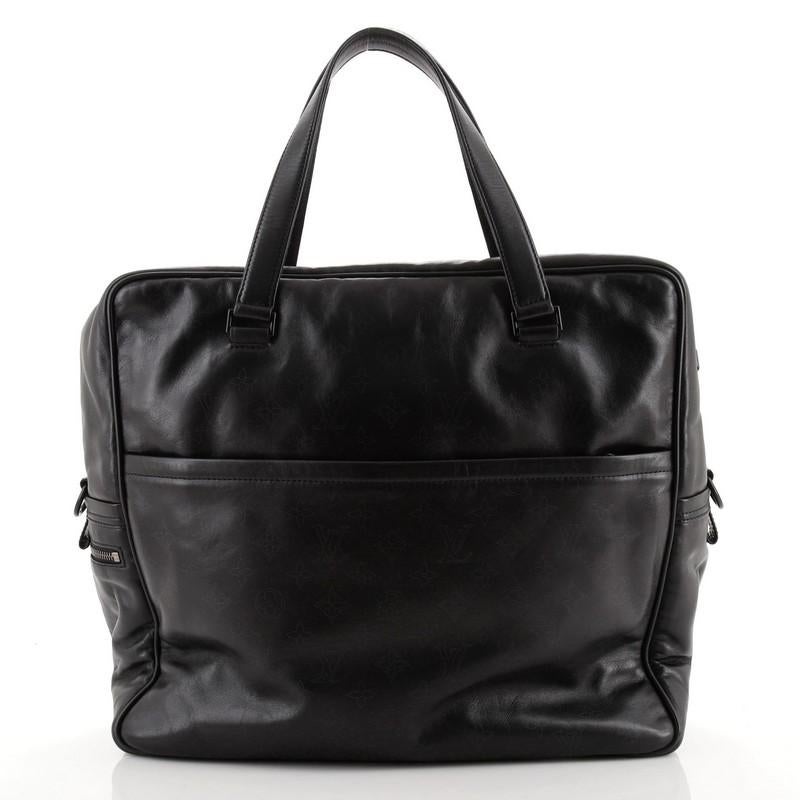 Black Louis Vuitton Upton Bag Monogram Laser Leather