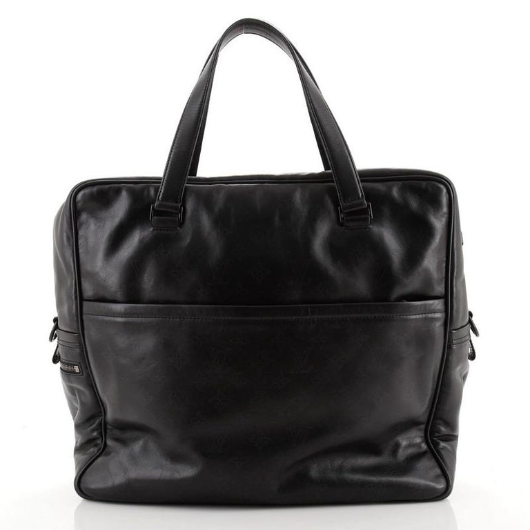 Black Louis Vuitton Upton Bag Monogram Laser Leather For Sale