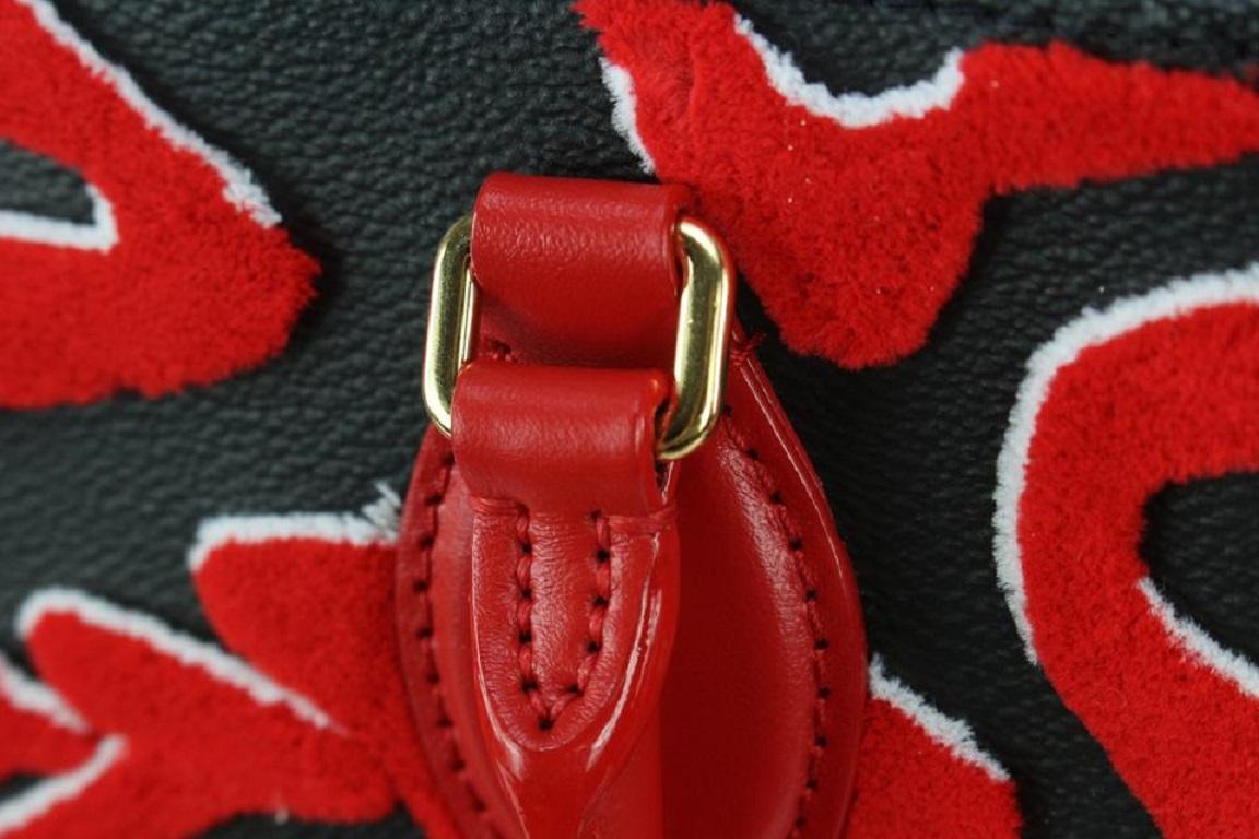 Louis Vuitton Urs Fischer Monogram Red OntheGo Tote bag 67lvs630 2