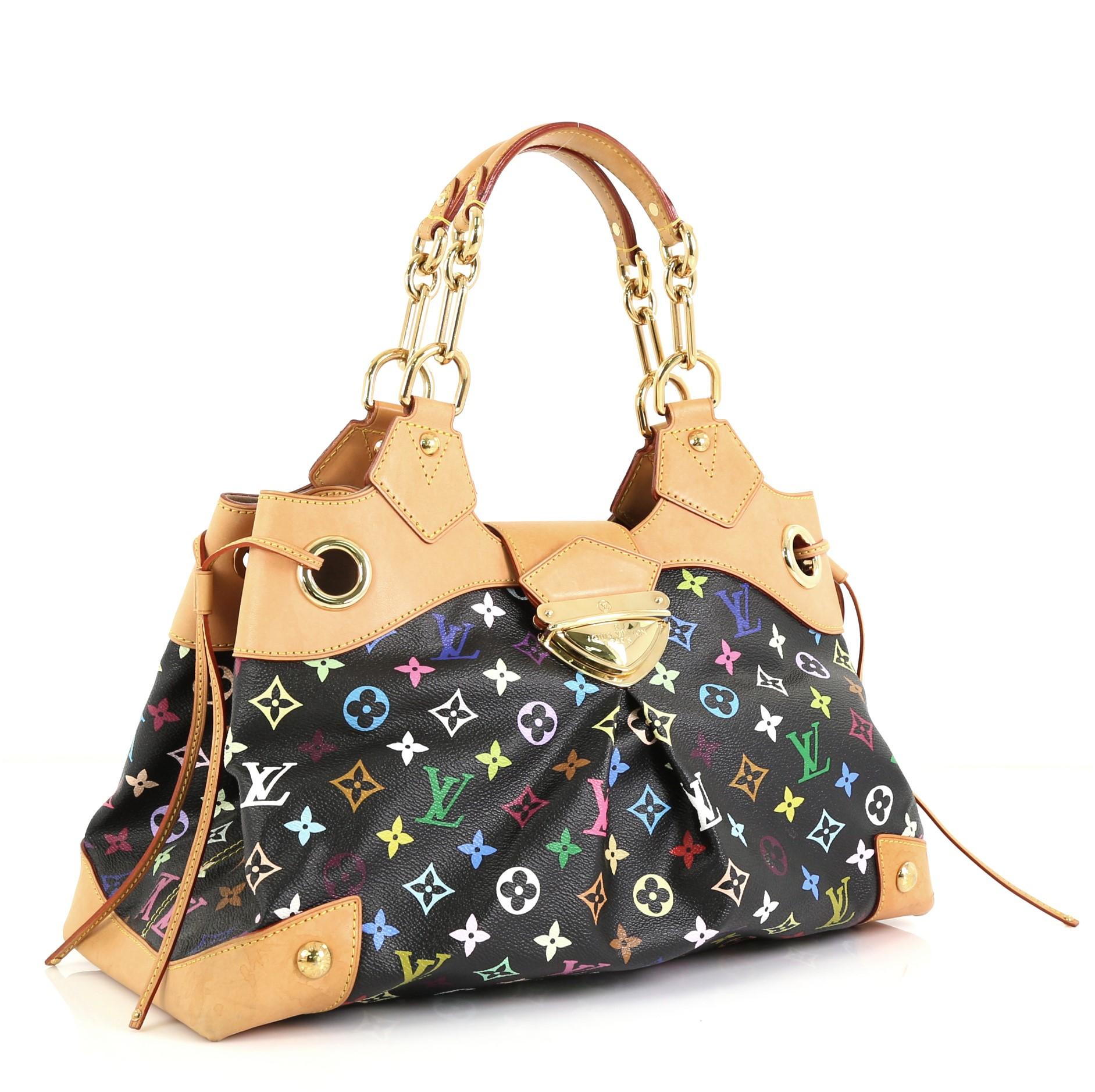 Black Louis Vuitton Ursula Handbag Monogram Multicolor
