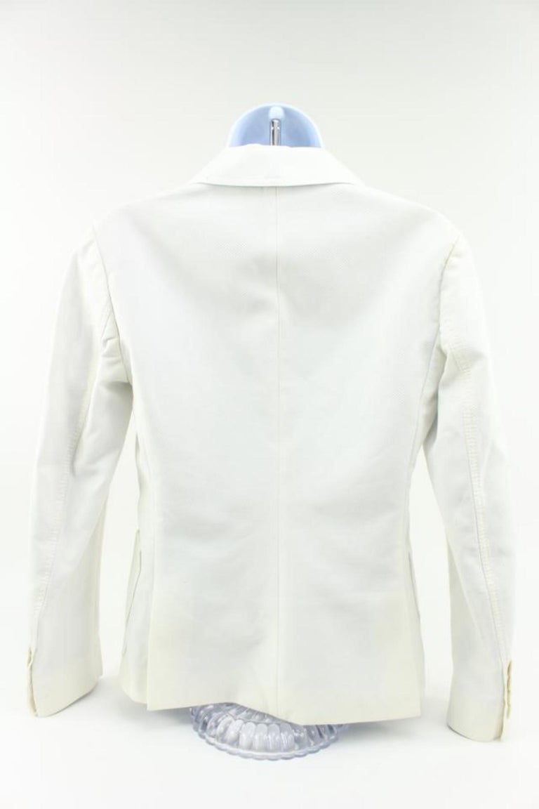 Jacket Louis Vuitton White size 54 FR in Cotton - 36560199