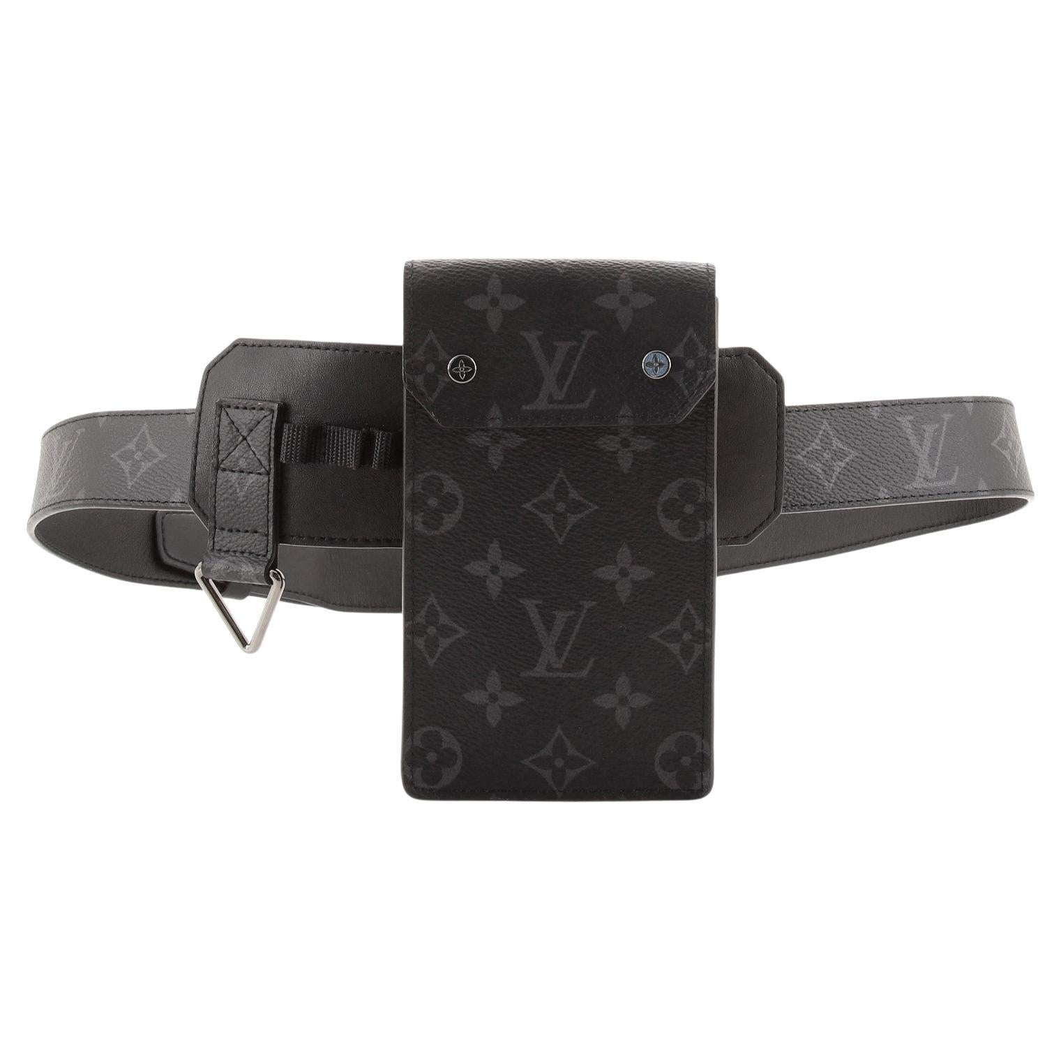 Louis Vuitton Utility Belt Bag Monogram Eclipse Canvas