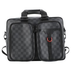 Louis Vuitton Utility Business Bag Damier Graphite at 1stDibs