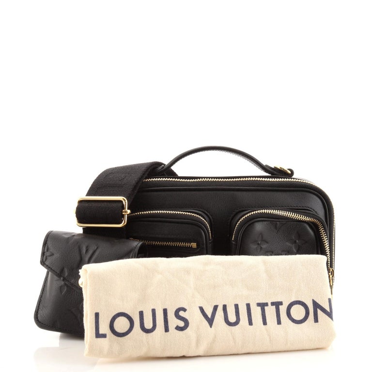 Louis Vuitton Utility Crossbody Bag Calfskin with Embossed Monogram Detail  at 1stDibs  louis vuitton utility bag, louis vuitton black embossed  crossbody bag, louis vuitton price tag