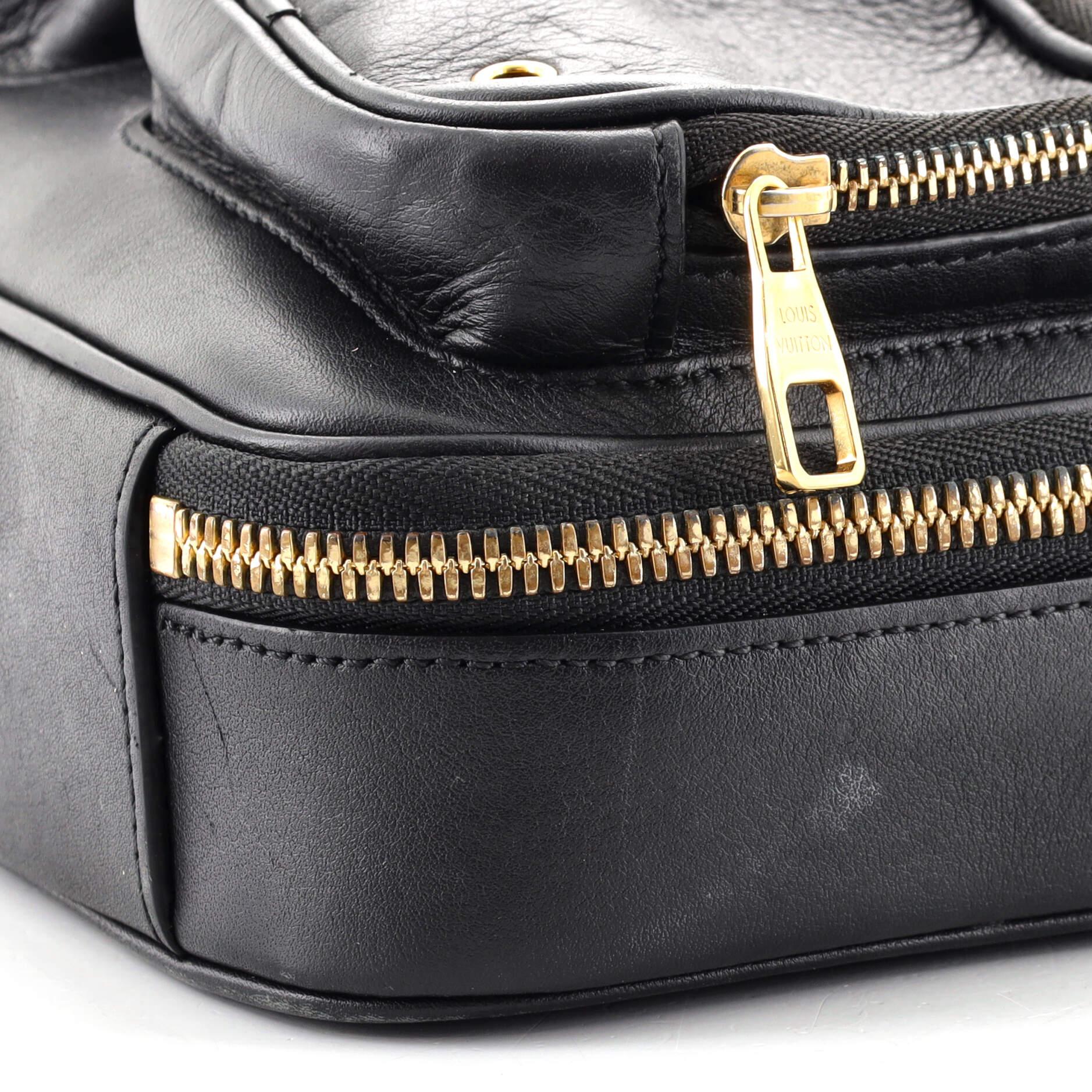 Louis Vuitton Utility Crossbody Bag Calfskin with Embossed