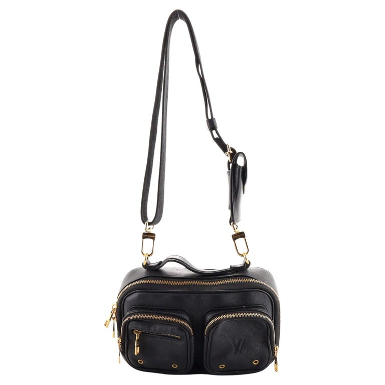 Louis Vuitton Utility Crossbody Bag Calfskin with Embossed