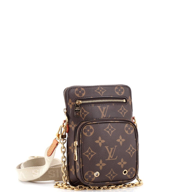Louis Vuitton Utility Phone Sleeve Bag Monogram Canvas For Sale at 1stDibs