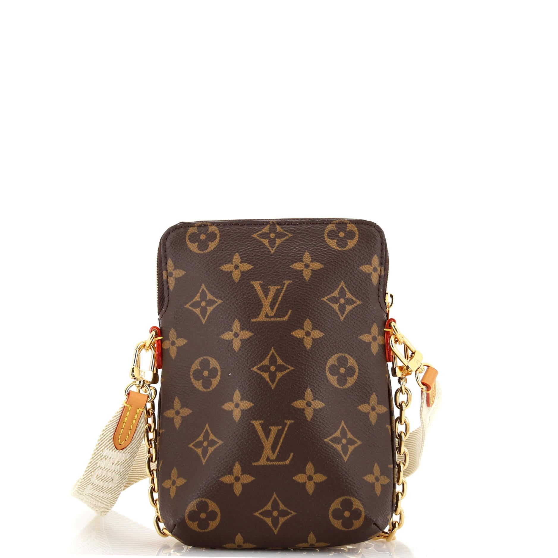 Louis Vuitton Utility Phone Sleeve Bag Monogram Canvas In Good Condition In NY, NY
