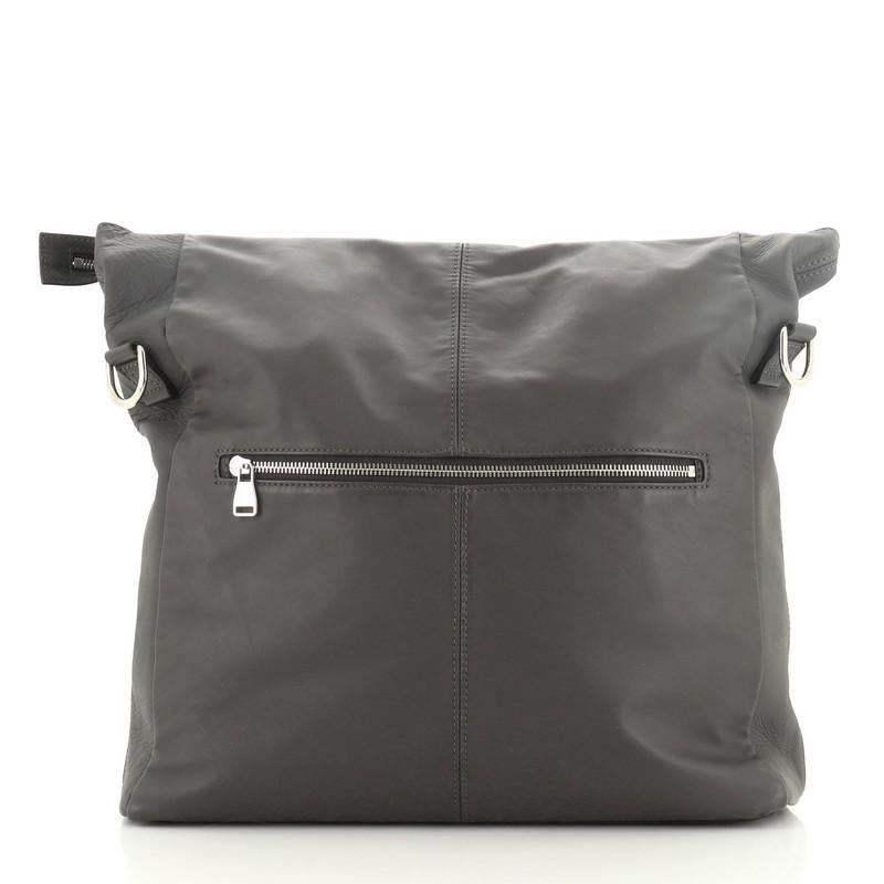 Black Louis Vuitton V Line Move Messenger Bag Leather Large