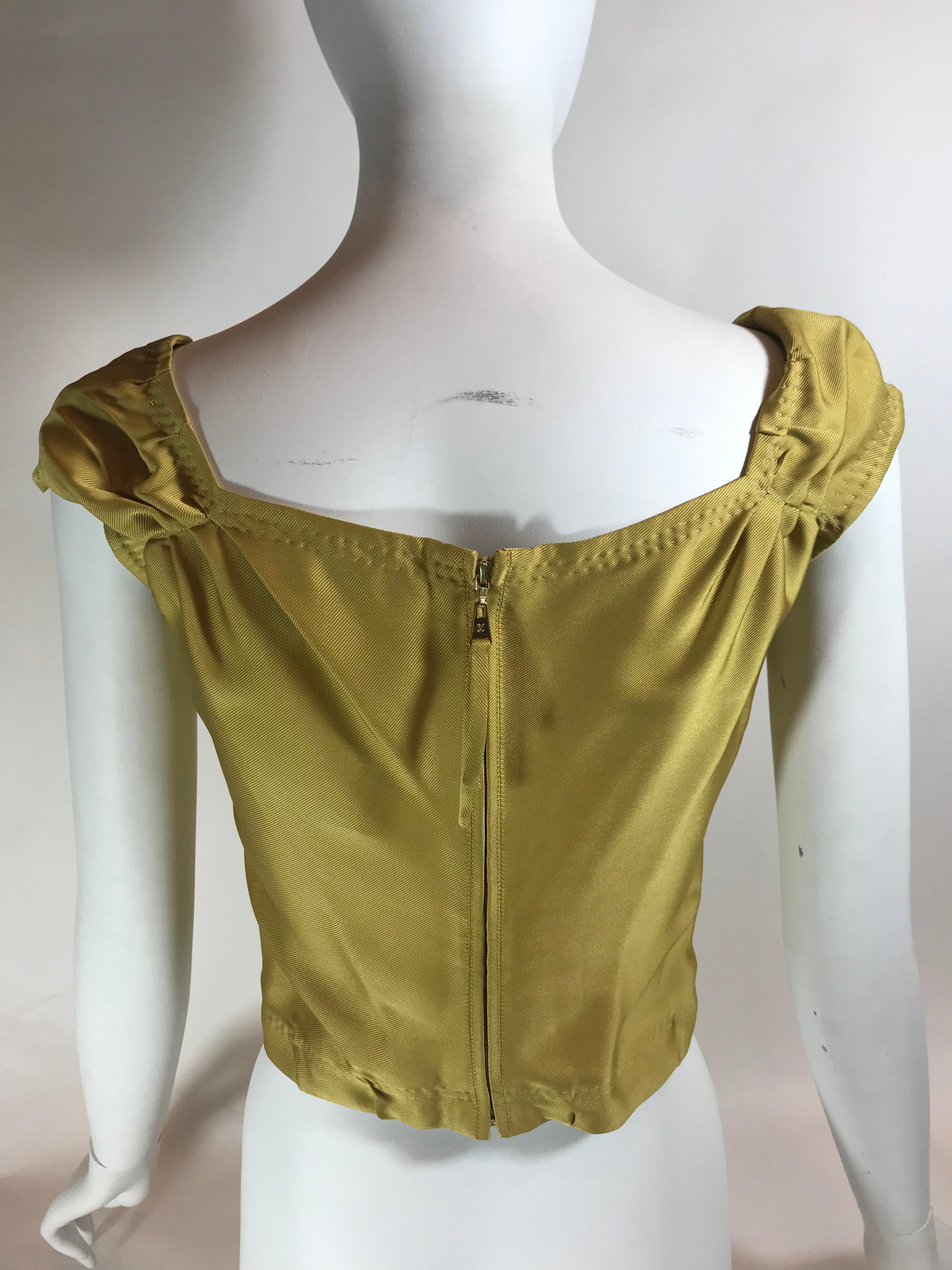 Louis Vuitton V-Neck Sleeveless Top In Good Condition For Sale In Roslyn, NY