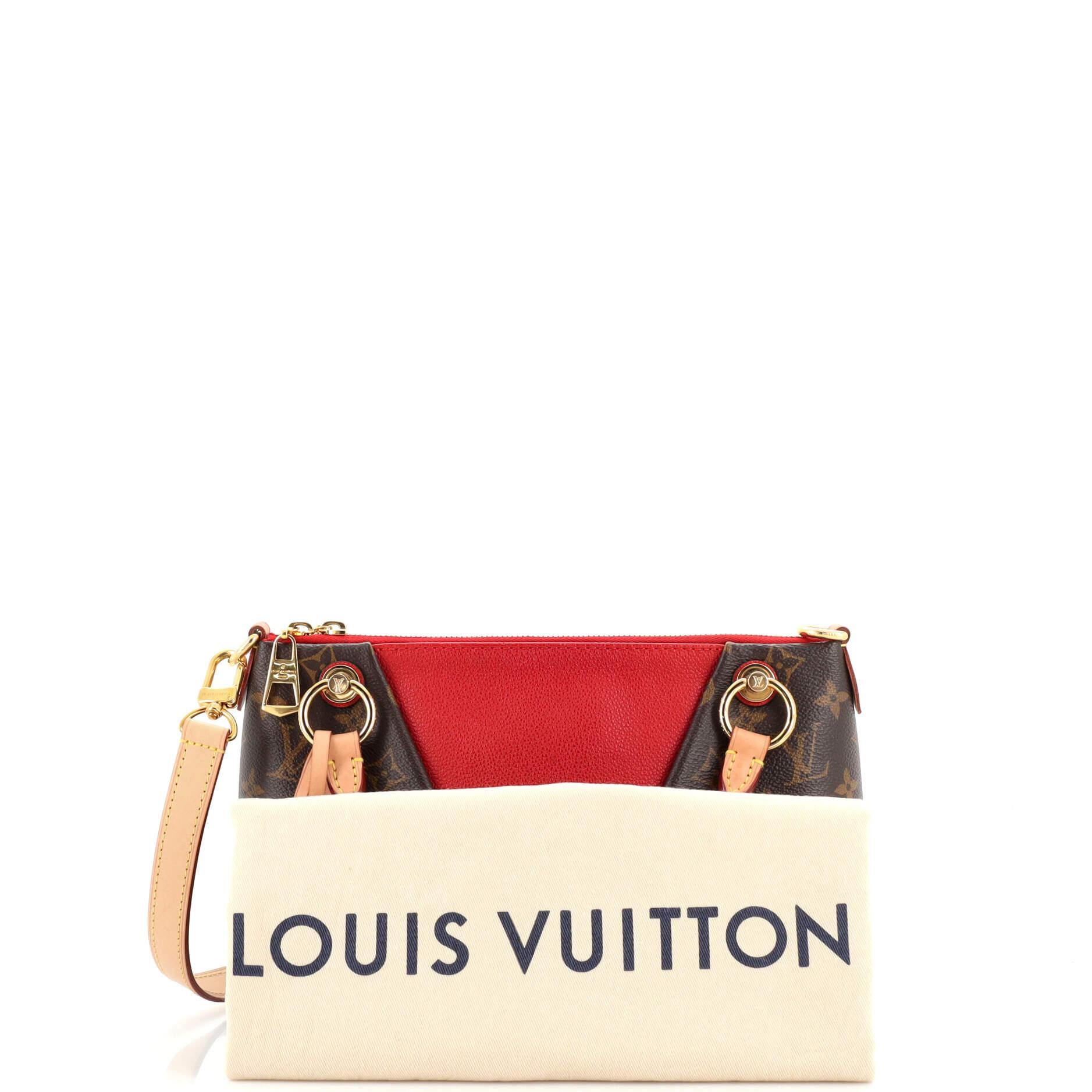 Condition: Very good. Minor wear on base corners and in interior, darkening, wear, scuffs and watermarks on leather trims, handles and strap, scratches and discoloration on hardware.
Accessories: Dust Bag, Luggage Tag, With Strap
Measurements: