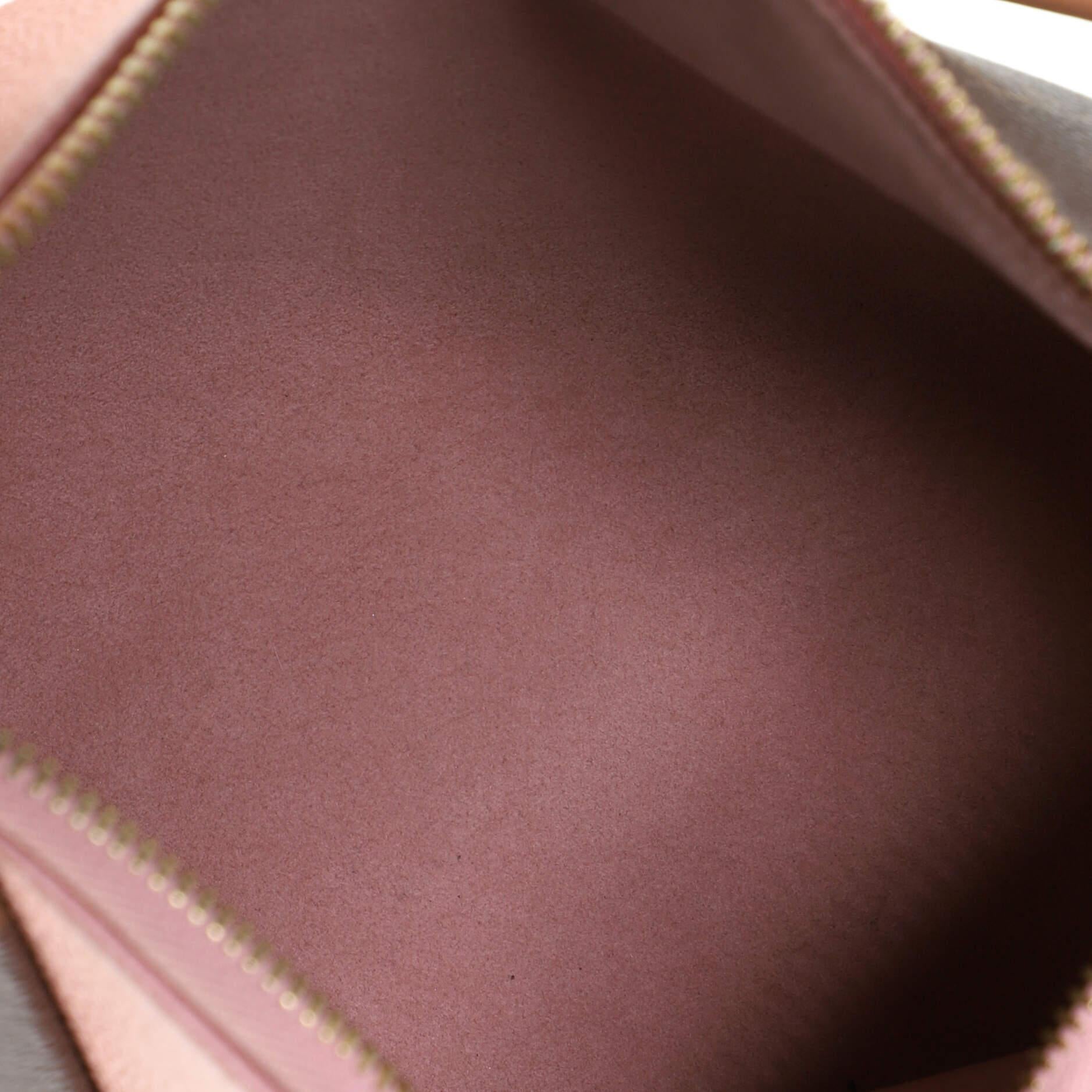 Brown Louis Vuitton V Tote Monogram Canvas and Leather BB