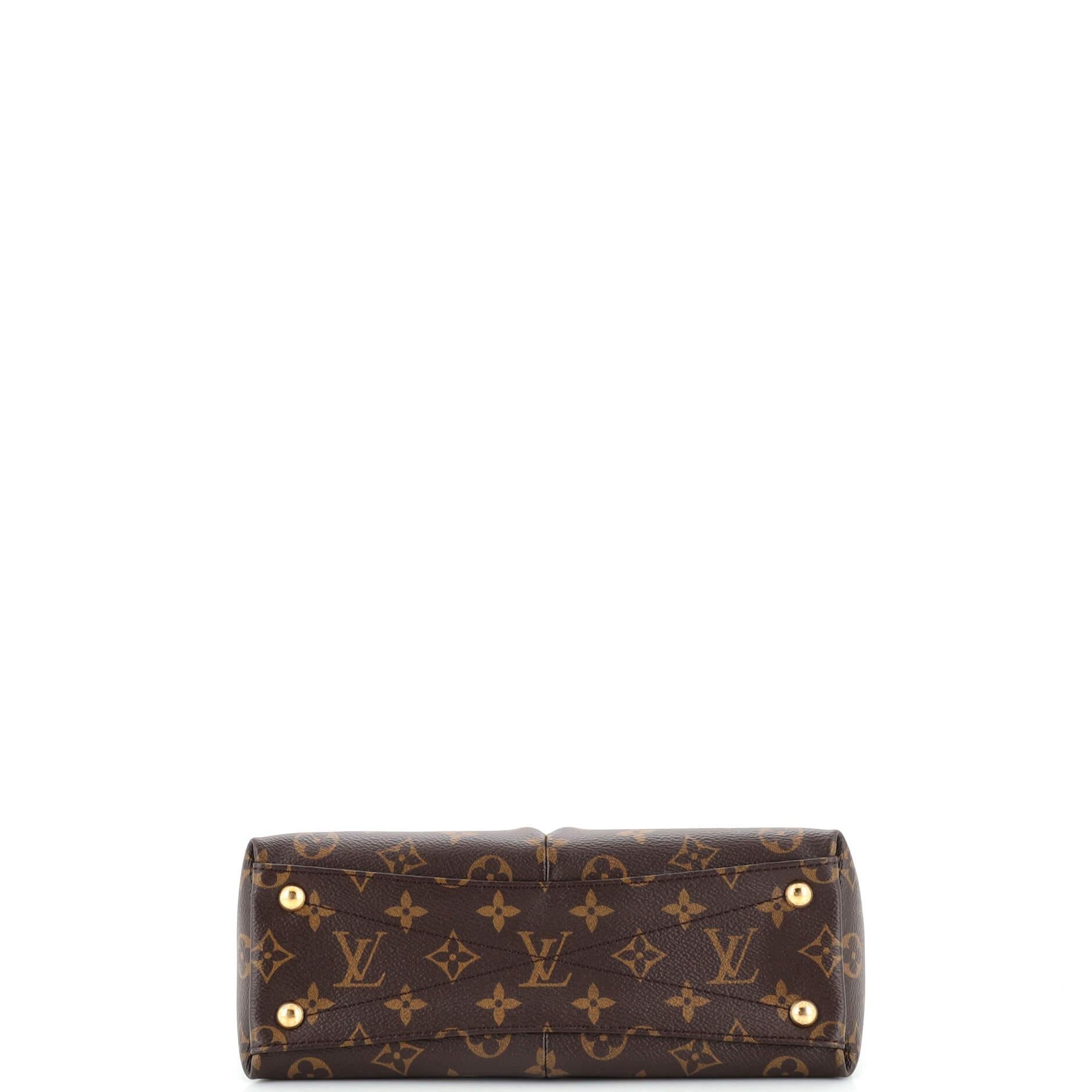 Louis Vuitton V Tote Monogram Canvas and Leather BB For Sale 1