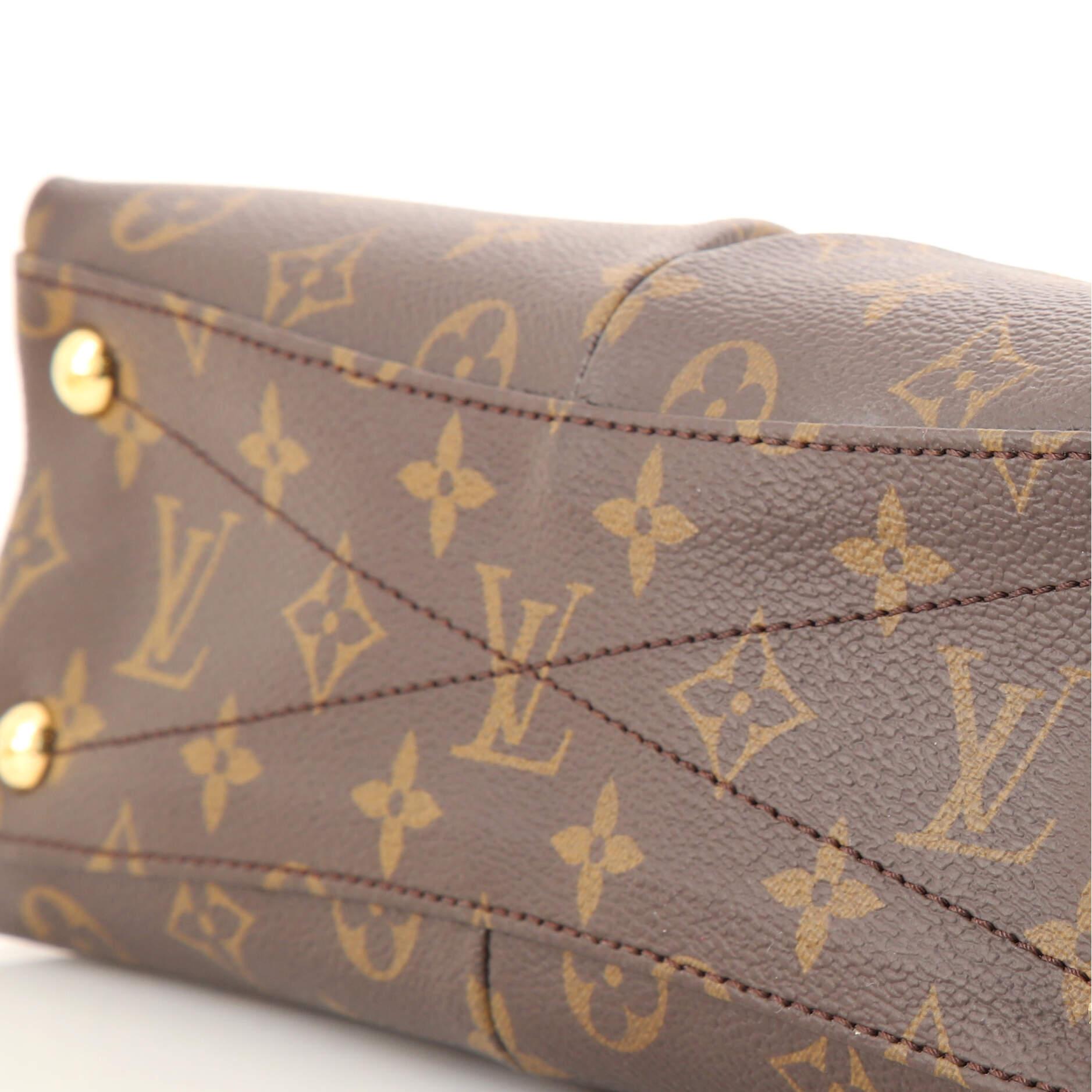 Louis Vuitton V Tote Monogram Canvas and Leather BB 2