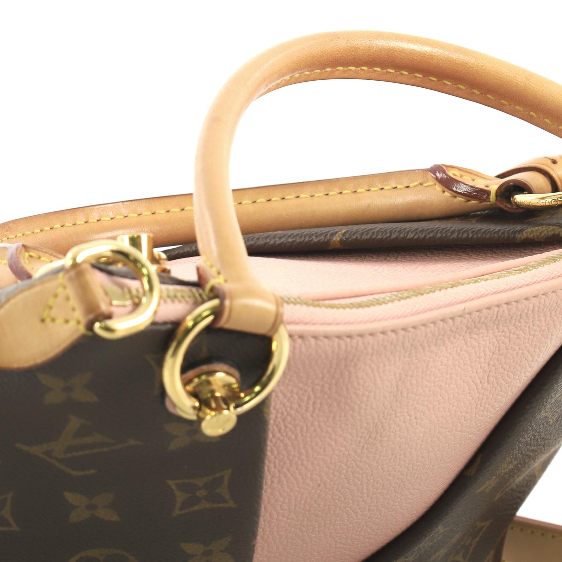 Women's Louis Vuitton V Tote Monogram Canvas and Leather BB