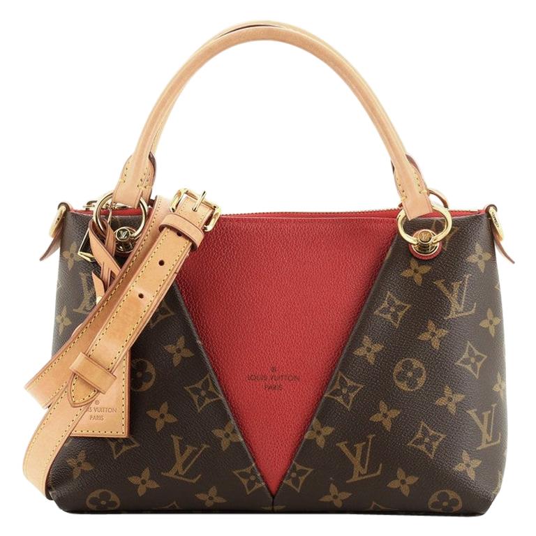Louis Vuitton V Tote Monogram Canvas and Leather BB at 1stdibs