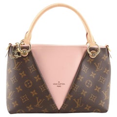 Louis Vuitton V Tote Monogram Canvas and Leather BB