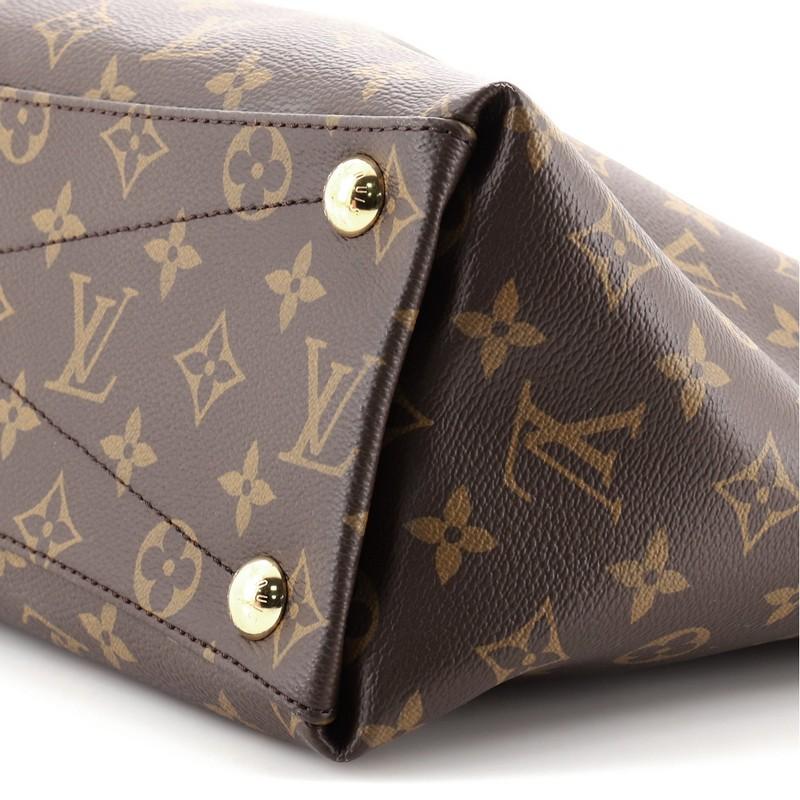 Louis Vuitton V Tote Monogram Canvas and Leather MM 2