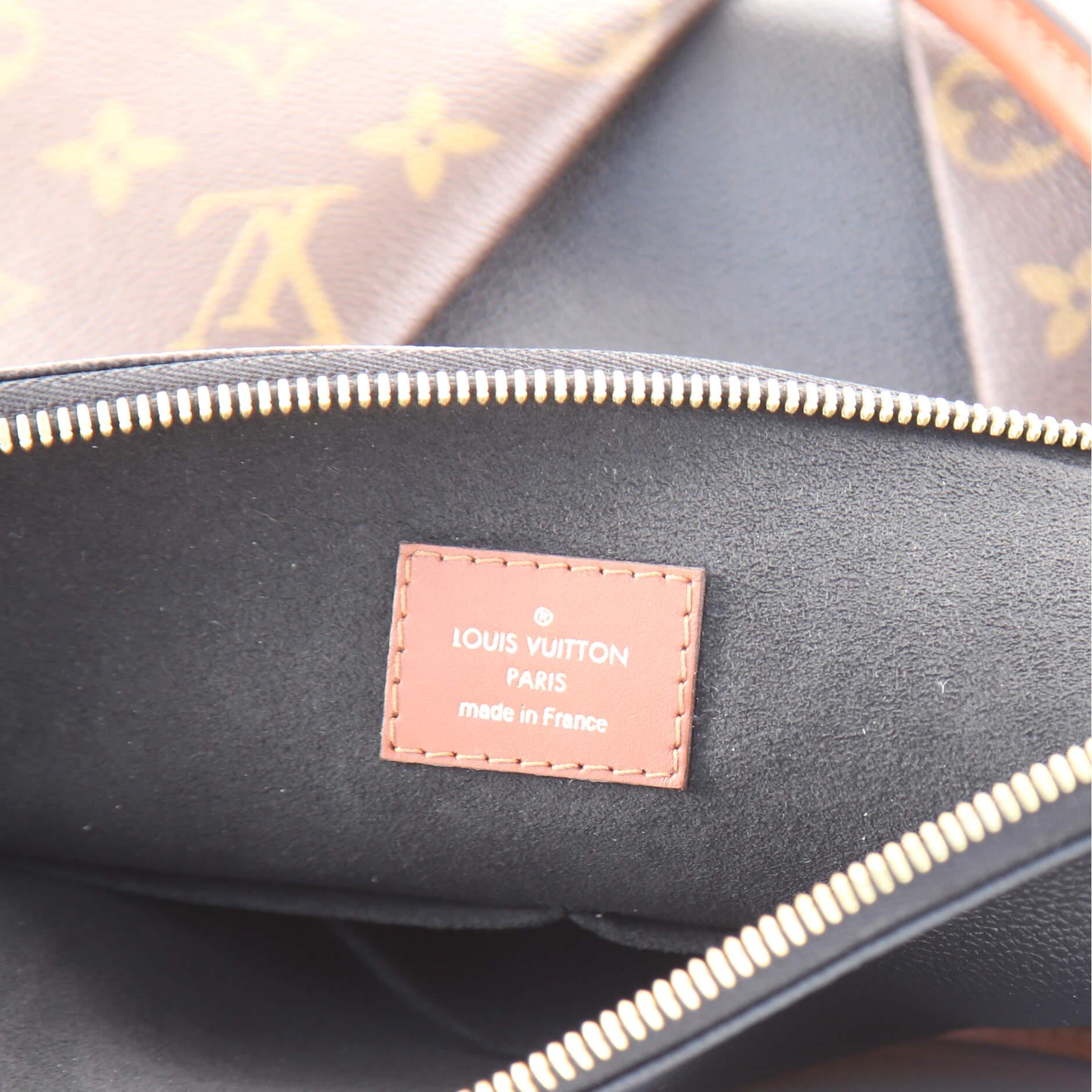 Louis Vuitton V Tote Monogram Canvas and Leather MM 2