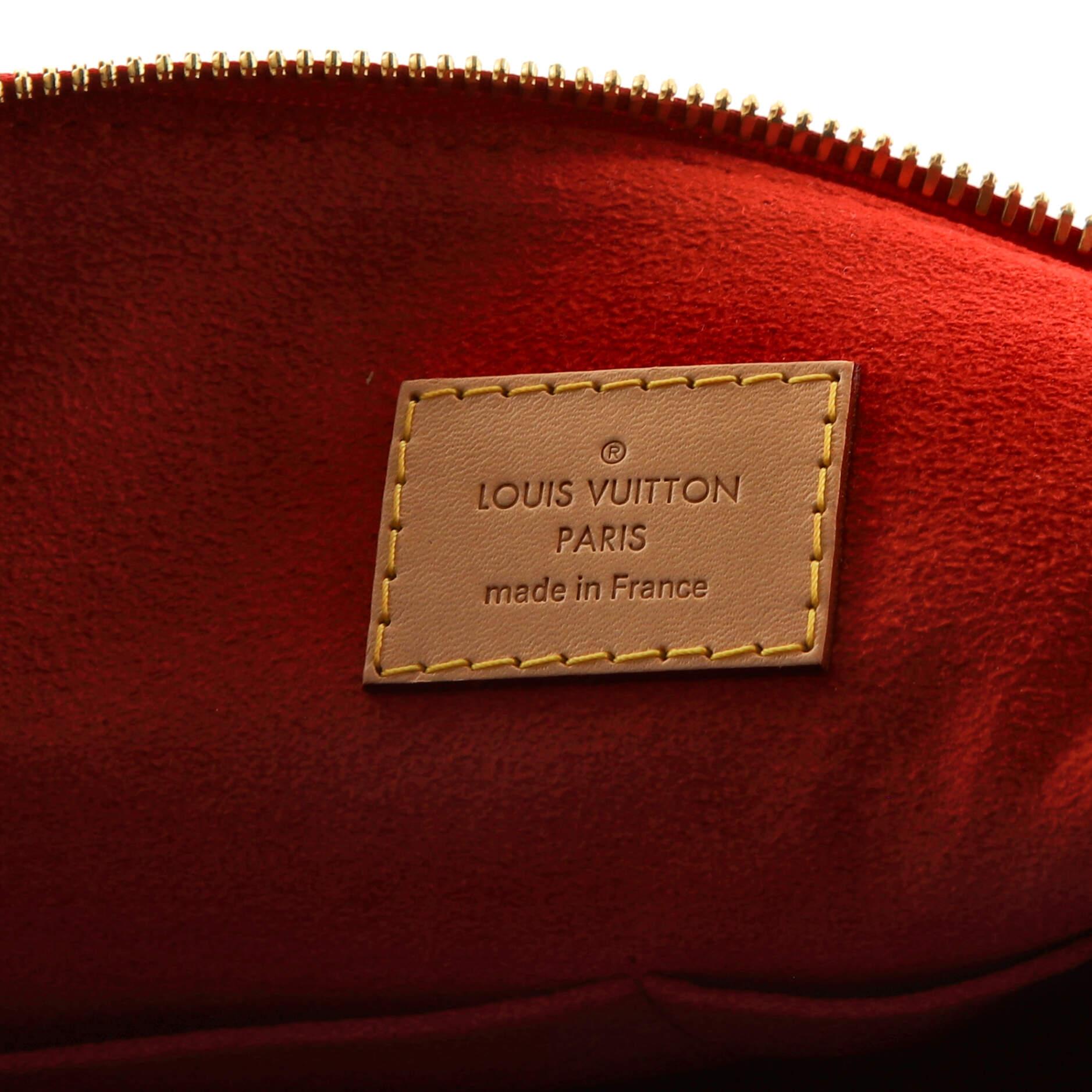 Louis Vuitton  V Tote Monogram Canvas and Leather MM In Good Condition In NY, NY