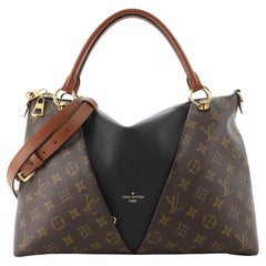 Louis Vuitton Cream and Beige Monogram Empreinte V Tote MM For Sale at  1stDibs