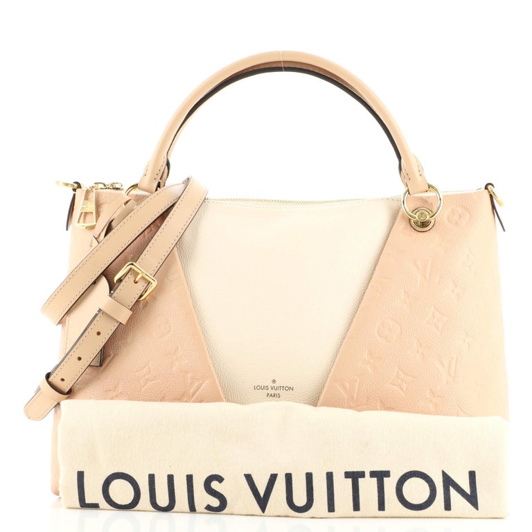 Louis Vuitton V Tote Monogram Empreinte Leather MM at 1stDibs