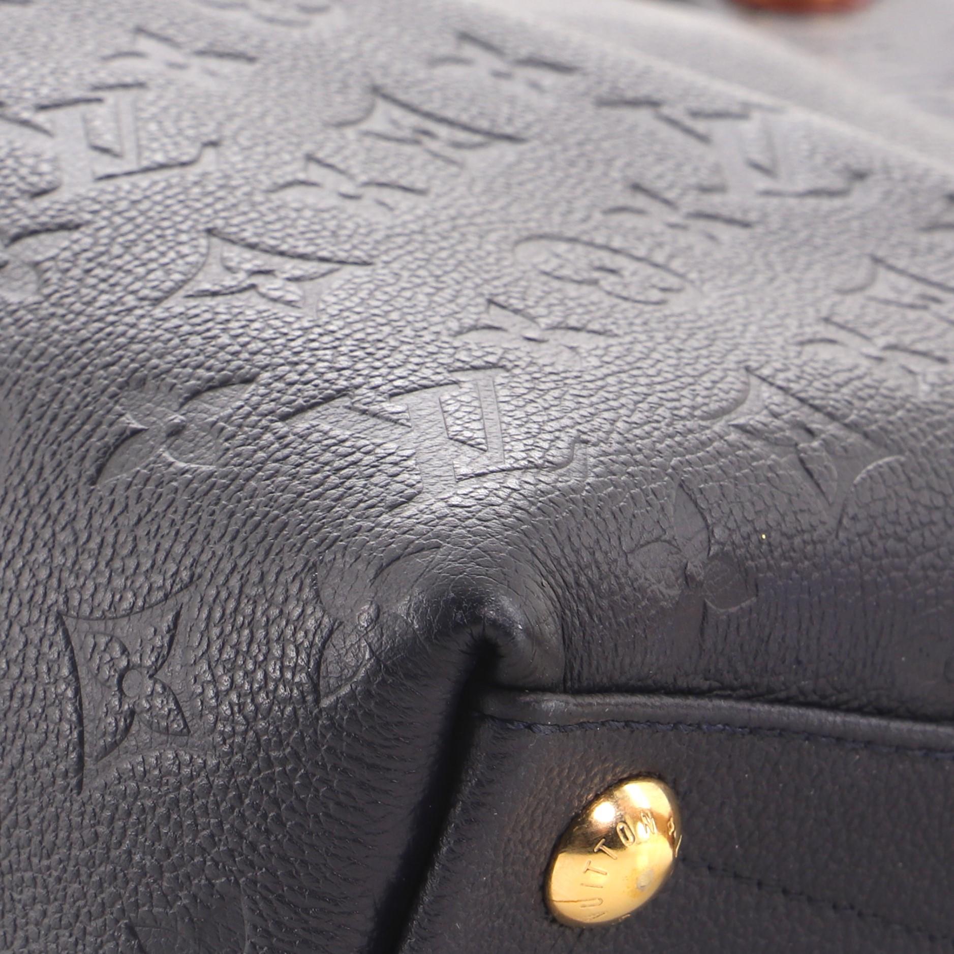Louis Vuitton V Tote Monogram Empreinte Leather MM 2